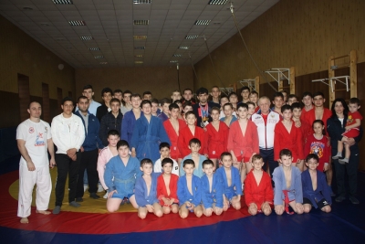Мастер-класс в Центре спортивной подготовки по борьбе самбо